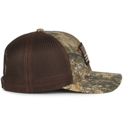 Image showing  Boys' Camo American Flag Trucker Cap