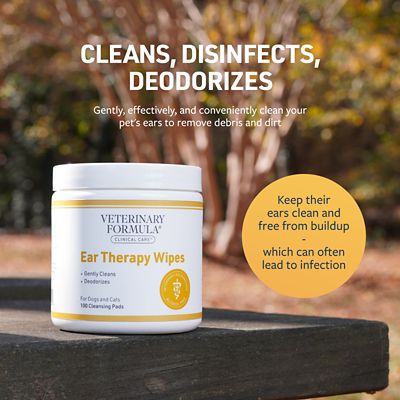 Image showing  Clinical Care Ear Therapy Wipes for Dogs and Cats