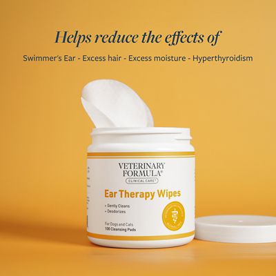 Image showing  Clinical Care Ear Therapy Wipes for Dogs and Cats