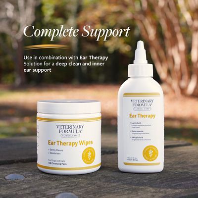 Image showing 8 th Veterinary Formula Clinical Care Ear Therapy Wipes for Dogs and Cats