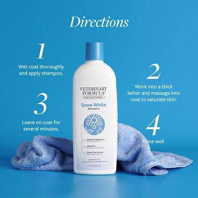 Image showing 6 th Veterinary Formula Smart Coat Complex Snow White Shampoo for Pets, 17 oz.
