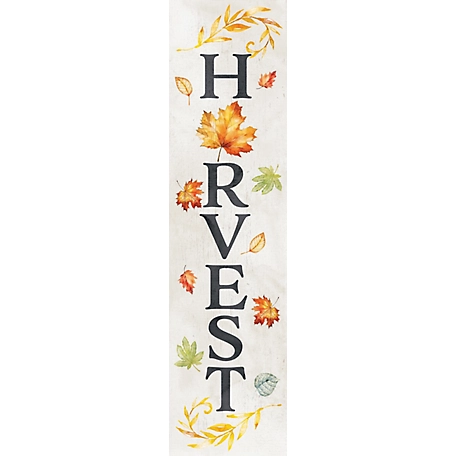 TX USA Corporation 36 in. Harvest Fall Porch Sign - Front Door Decor for Autumn Celebrations, HWD346