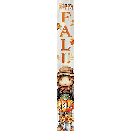 TX USA Corporation 72 in. "Happy Fall Y'all" Porch Sign