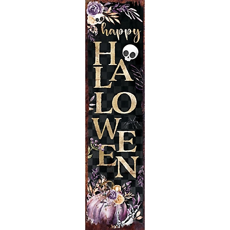 TX USA Corporation 36 in. Happy Halloween Porch Decor - Front Porch Halloween Welcome Sign