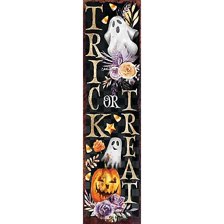TX USA Corporation 36 in. "Trick or Treat" Halloween Porch Decor - Front Porch Halloween Welcome Sign