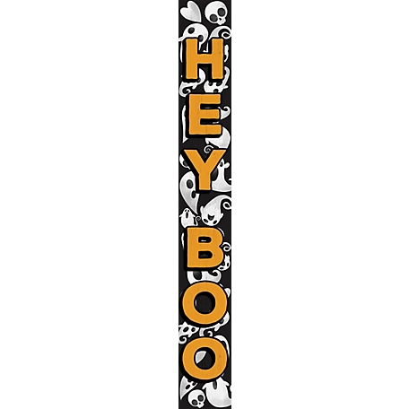 TX USA Corporation 72 in. Hey BOO Halloween Welcome Porch Sign for Front Door