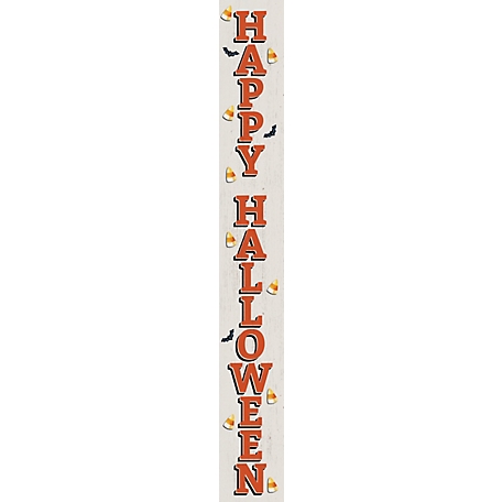 TX USA Corporation 72 in. Happy Halloween Porch Sign - Spooky Front Door Decor for Halloween