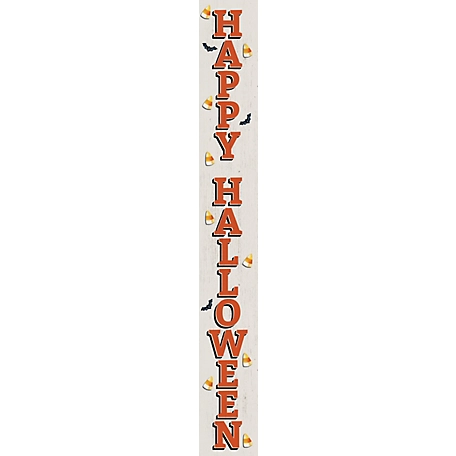 TX USA Corporation 72 in. Happy Halloween Porch Sign - Spooky Front Door Decor for Halloween