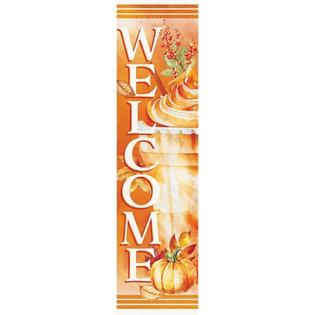 TX USA Corporation 36 in. "Welcome to Drink" Fall Porch Sign - Festive Outdoor Party Decor