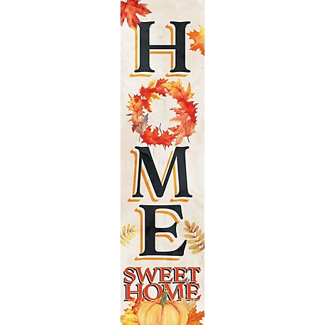 TX USA Corporation 36 in. "Home Sweet Home" Fall Porch Sign - Front Door Decor for Autumn Celebrations