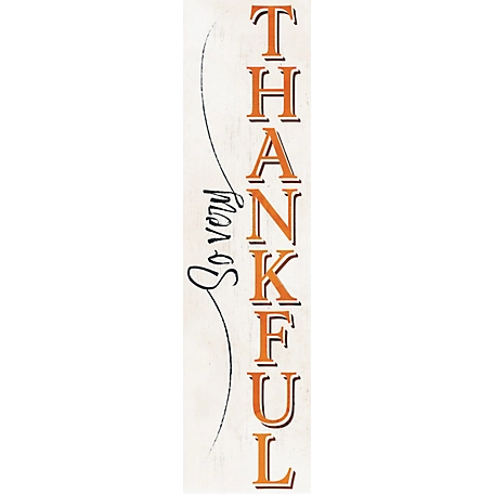 TX USA Corporation 36 in."So Very Thankful" Thanksgiving Porch Sign - Festive Fall