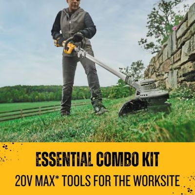 Image showing  20V MAX XR Brushless Trimmer/Blower Combo Kit, 2 pc.