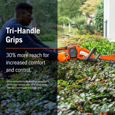 Image showing  Hedge Master 320iHD60 24 in. 40V Cordless Hedge Trimmer, Battery and Charger Included