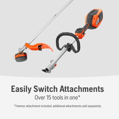 Image showing  330iKL 18 in. 36V Straight Shaft Cordless Combi Switch a d String Trimmer Attachment, Battery and Charger Included
