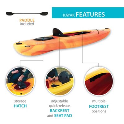 Image showing  10 ft. Cruze Sit-Inside Kayak, Sunset Fusion
