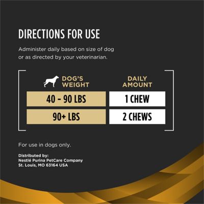 Image showing 5 th Purina Pro Plan Veterinary Supplements Joint Care Soft Chews for Medium/Large Dogs, 30 ct.