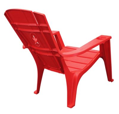 Image showing  Big Country Adirondack Chair with Star, Red