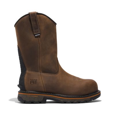 Timberland PRO Men s True Grit Round Composite Toe Waterproof Pull On Work Boots 2341144 at Tractor Supply Co