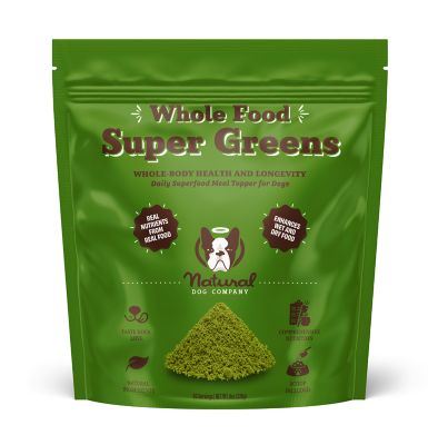 Natural Dog Company Super Greens Blend, Food Topper for Dogs, Daily Immune Support and Vitamins