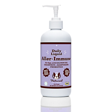 Natural Dog Company Aller-Immune Oil, Allergy & Itch Relief for Dogs, Daily Immune Support, 16 oz.