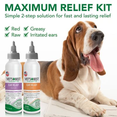 Image showing  Ear Relief Wash and Dry for Dogs