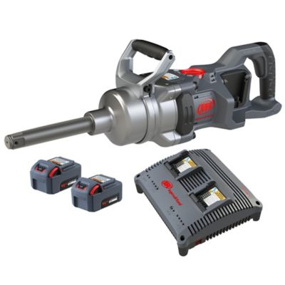 Ingersoll Rand 20-Volt High-torque 1in. Cordless Impact Wrench Kit, 2 Batteries and Charger, 6 in. Extended Anvil, W9691-K2E