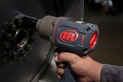 Image showing 8 th Ingersoll Rand 3/4 in. Air Impact Wrench, Quiet, 2,000 ft. lb. Nut-busting torque, Maintenance Duty, Pistol Grip