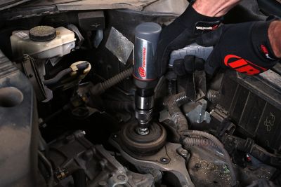 Image showing  Industrial Duty Long Barrel Air Hammer, Vibration Reduced, 2530 BPM, 3-1/2 in. Stroke, Round Shank