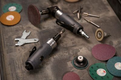 Image showing  Right Angle Air Die Grinder, 20000 RPM, Rear Exhaust, 0.33 Horsepower