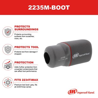Image showing 2 th Ingersoll Rand Protective Boot for Ingersoll Rand 2235 Series Impact Wrenches