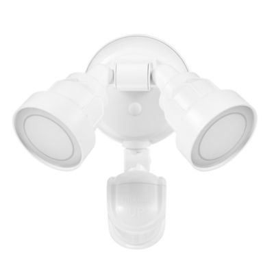 Globe Electric Wired Motion LED Security Light, White