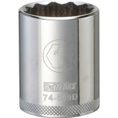 DEWALT 1/2 in. Drive 1 in. 12-Point Socket