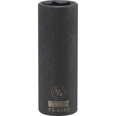 DeWALT DWMT73938OSP 1/2 in. Drive 3/4 in. 6 Point Deep Impact Socket