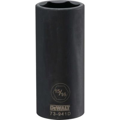 DeWALT DWMT73941OSP 1/2" Drive 15/16" 6 Point Deep Impact Socket