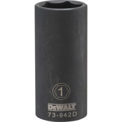 DeWALT DWMT73942OSP 1/2" Drive 1" 6 Point Impact Ready Socket