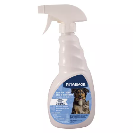 PetArmor Flea and Tick Spray for Cats and Dogs 16 oz. Dog Flea & Tick Sprays Wipes & Powder