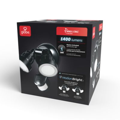 Image showing  Wired Motion LED Security Light, Black