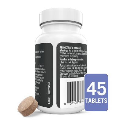 Image showing 7 th Purina Pro Plan FortiFlora Chewable Dog Probiotic Supplement Tablets ,45 ct., Canister