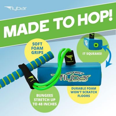 Image showing  My First Foam Pogo Jumper for Kids Fun, Safe Pogo Stick, Ages 3+, Toddler Toys, Up to 250 lbs., Blue