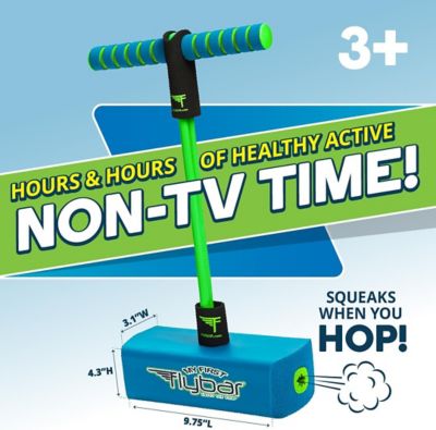 Image showing  My First Foam Pogo Jumper for Kids Fun, Safe Pogo Stick, Ages 3+, Toddler Toys, Up to 250 lbs., Blue