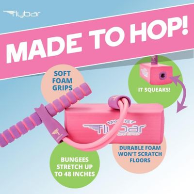 Image showing  My First Foam Pogo Jumper for Kids Fun, Safe Pogo Stick, Ages 3+, Toddler Toys, Up to 250 lbs., Pink