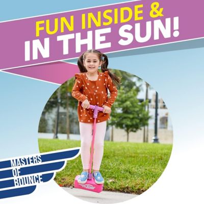 Image showing  My First Foam Pogo Jumper for Kids Fun, Safe Pogo Stick, Ages 3+, Toddler Toys, Up to 250 lbs., Pink