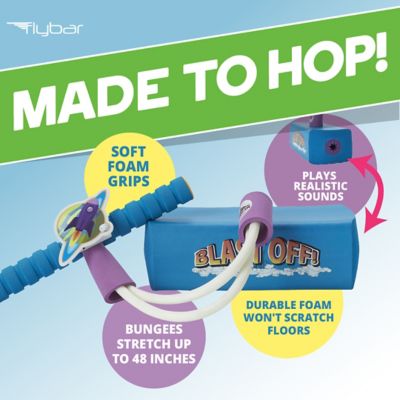 Image showing  My First Foam Pogo Jumper for Kids Fun, Safe Pogo Stick, Ages 3+, Toddler Toys, Up to 250 lb., Rocket