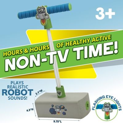 Image showing  My First Foam Pogo Jumper for Kids Fun, Safe Pogo Stick, Ages 3+, Toddler Toys, Up to 250 lbs., Robot