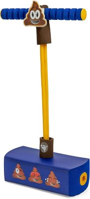 Flybar My First Foam Pogo Jumper for Kids Fun, Safe Pogo Stick, Ages 3+, Toddler Toys, Up to 250 lbs., Poop Emoji