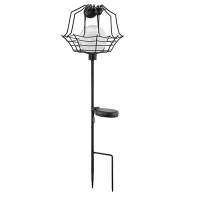 Red Shed Wire Pumpkin Solar Stake with Web at Tractor Supply Co.