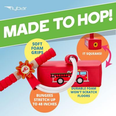 Image showing  My First Foam Pogo Jumper for Kids Fun, Safe Pogo Stick, Ages 3+, Toddler Toys, Up to 250 lbs., Fire