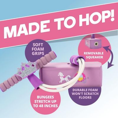 Image showing  My First Foam Pogo Jumper for Kids Fun, Safe Pogo Stick, Ages 3+, Toddler Toys, Up to 250 lbs., Princess