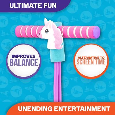 Image showing  My First Foam Pogo Jumper for Kids Fun, Safe Pogo Stick, Ages 3+, Toddler Toys, Up to 250 lbs., Unicorn