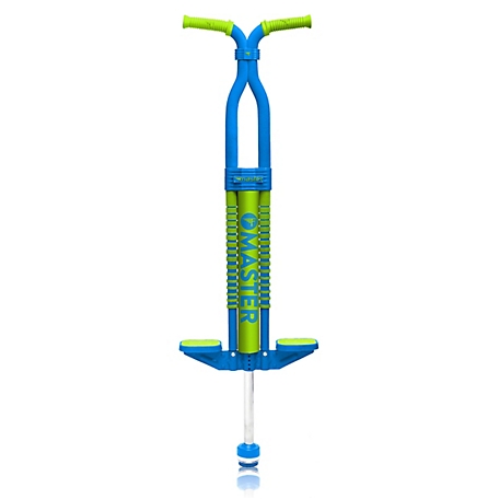 Flybar Master 2.0 Foam Pogo Stick for Kids Ages 9 and Up, 80-160 lbs., Pogo Stick for Boys' and Girls, Blue/Green
